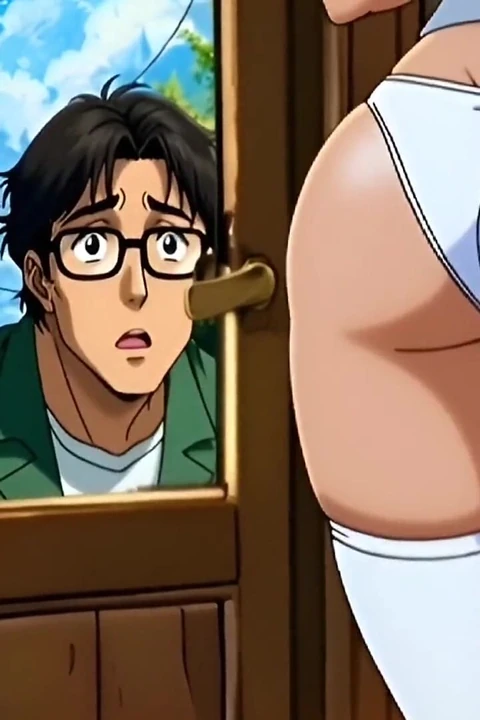 Aldatılan Koca Işten Eve Çok Erken Geldi Ve Karısını Bahçıvanla Sikişirken Yakaladı. Anime. Hentai