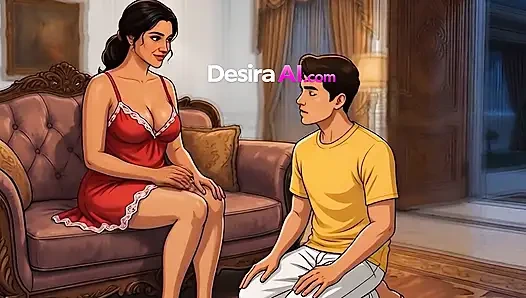 Jaya Melts in His Arms, Taking Him Deep in Every Slow Thrust - AI Generated