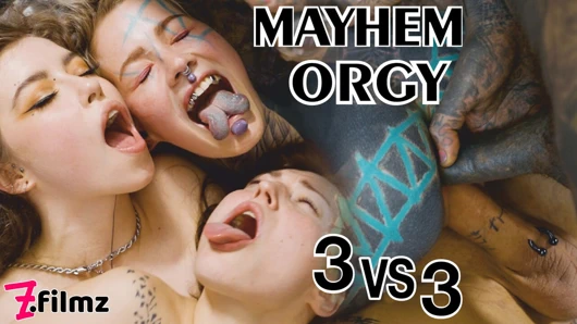 Dövmeli bebek Anuskatzz çifte sikiliyor