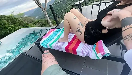 Otelde sikişirken yakalandı