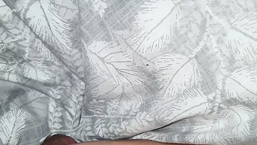 Step mom relaxing massage for step son big dick in bed