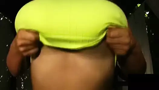 Harika büyük doğal mermer memeler