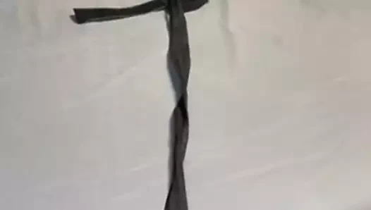 Bağlı ve sert sikiliyor