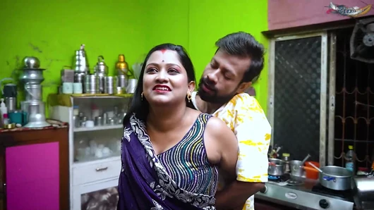 DESI MALLU BHABHI HARDCORE FUCK WITH LOCAL DEBAR AT KITCHEN WHEN SHE WAS ALONE AT HOIME FULL MOVIE ( HINDI AUDIO)