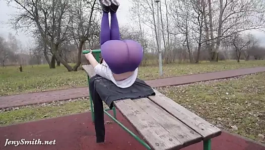 Jeny smith - külotlu çorap eğitimi