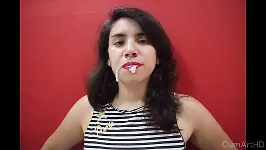 Boşalma yüze boşalma derlemesi 1