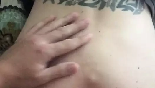 Arkadaşlar eş cums geri için almak ona kedi becerdin ve dolu