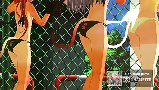 Mmd r18 nyanpaia jimnastik yapıyor – 3d hentai