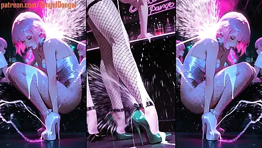 Ultra yüksek topuklu ayakkabılar dölle dolu