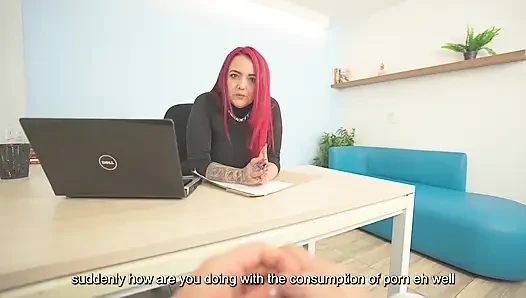 Doktor hastayı baştan çıkarıyor: vahşi sert sikişte penis emiyor