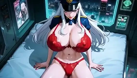 Polis memuru seks, ai animasyon