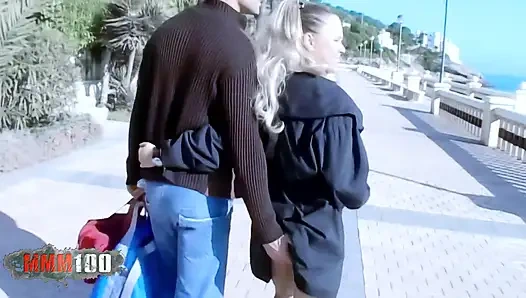 Electra: büyük memeli sarışın Electra Jorge tarafından sikiliyor