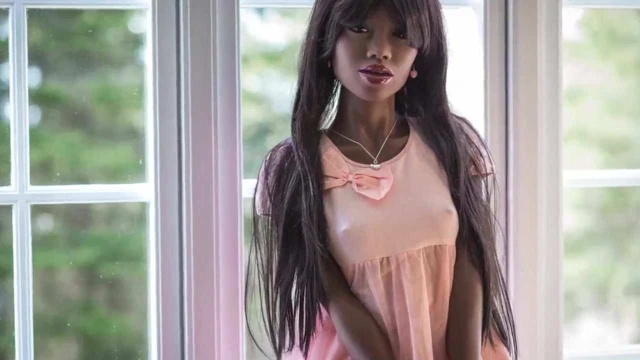 Seksi abanoz seks bebeği, oral seks anal Creampie fanteziler