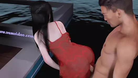 3 boyutlu azgın sürtük Asyalı evli kadın ıslak amını büyük yarakla çok sert siktiriyor ve birkaç kez orgazm oluyor