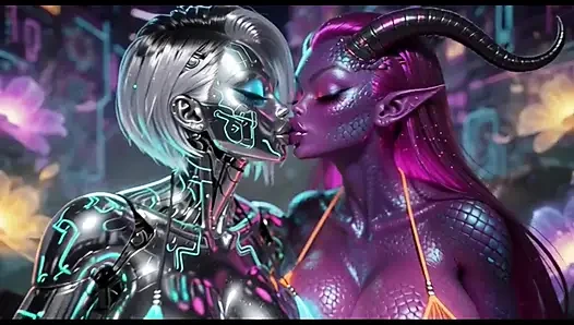 Captain Nova Song ve Kiss klipleri, ai animasyonu