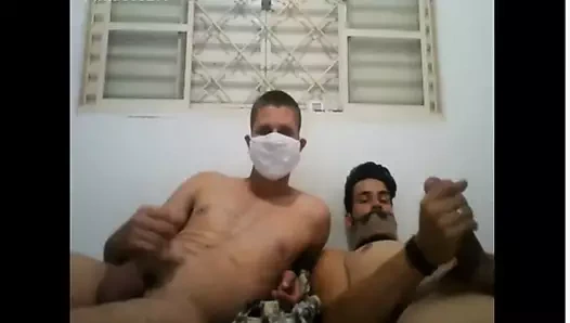 Web kamerasında iki düz arkadaş