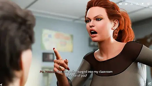 Taze kadınlar 2 - öğretmen kaçırılan bir final için aygırı odasına çağırıyor ve sonra bunu özel bir seks testine dönüştürüyor