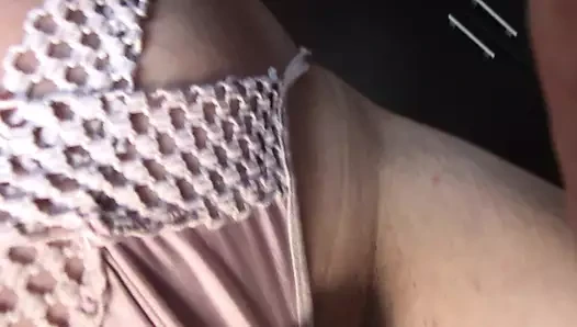 Sexy wife doing housework naked. Brunette, hairy pussy, big ass, big tits. Sexy mom massages herself with a vibrator.