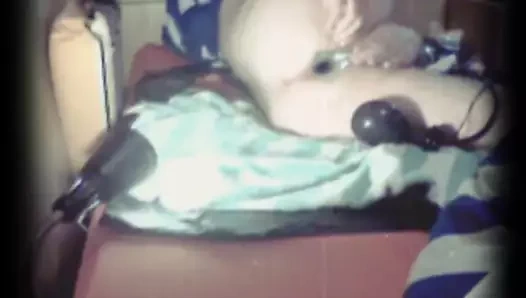 Video von mir, spiele mit Spekulum und aufblasbaren Buttplug