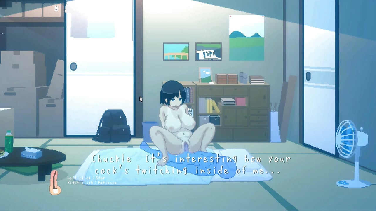 Hentai oyunu - büyük memeli kadının kırsalda vahşi yaz seksi