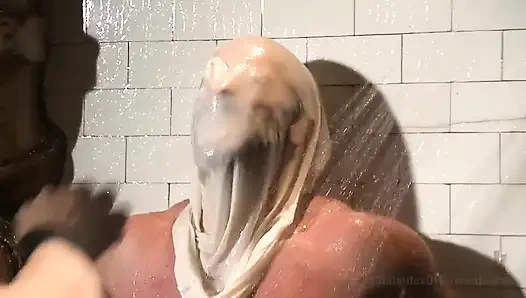 Kaslı iri güzel dirk caber acımasızca işkence ediliyor