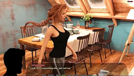 Haley hikayesi #18 - Johannes adriana ve haley'i aynı anda sikiyor