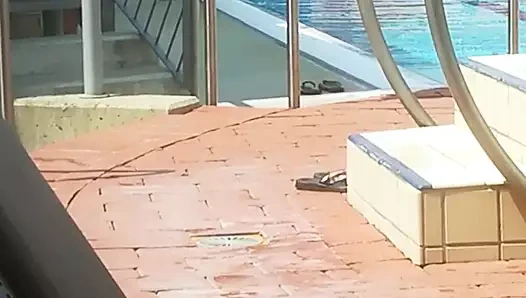 çıplak olgun içinde spa