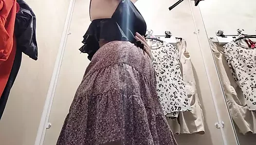 Hairy brunette pussy, big tits, sensual hairy woman in the kitchen. Sexy mom, hairy pussy, big ass, vacuum cleaner