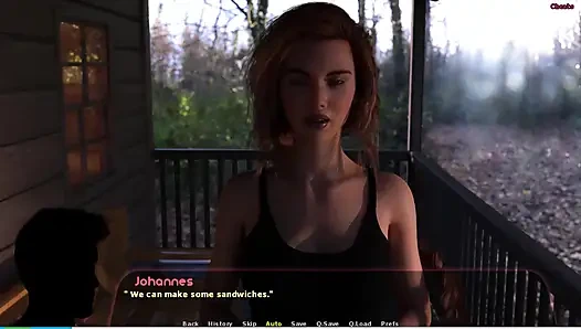 Haley hikayesi #13 - Adriana Johannes'e oral seks yaptı... Haley ve... gece dışarıda... Johannes banyoda Haley'i sikiyor