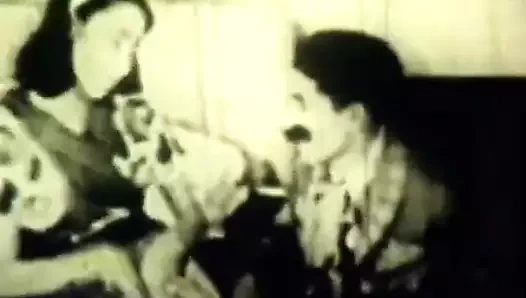 karısı alma fucked içinde bir fötr şapka (1930s vintage)