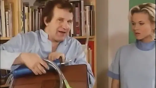 Seksi sarışında büyük olgun yarak