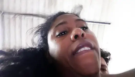 Stepsister masturbates watching a video on my cell phone