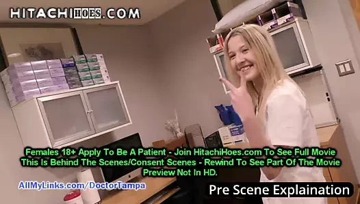 Doktora saat başı boşaldığımı söyleme! Sarışın hemşire Stacy Shepard muayene odasına gizlice giriyor, sihirli değnekle mastürbasyon yapıyor - hitachihoescom