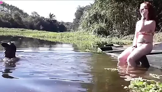 I WENT FISHING WITH MY STEPFATHER AND HE TOLD ME TO TAKE A BATH IN JUST MY PANTIES