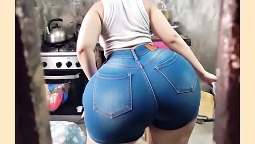 Büyük götlü komşu