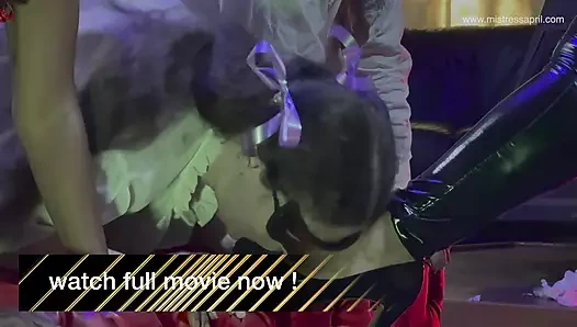 Dominatrix sahibe April - köle merkezleme