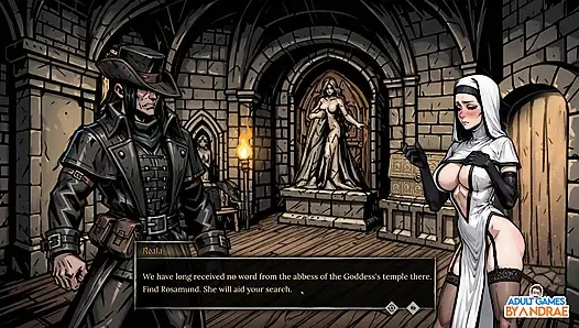 Sexorcism: Lust Confession Gameplay Part 5 - Abbess Roala Boss Fight & Inner Sanctuary Battle