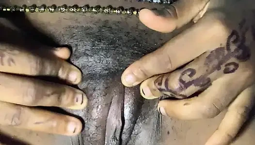 Ateşli zenci bebek önden ve arkadan görünüm bakış açısı yakın çekim