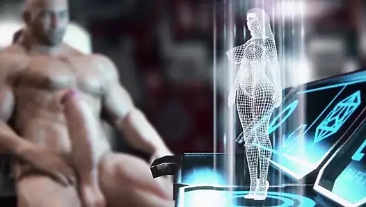 3 boyutlu şişman yaraklı astronot büyük memeli sarışın fantezi kızı uzay gemisinde sikiyor