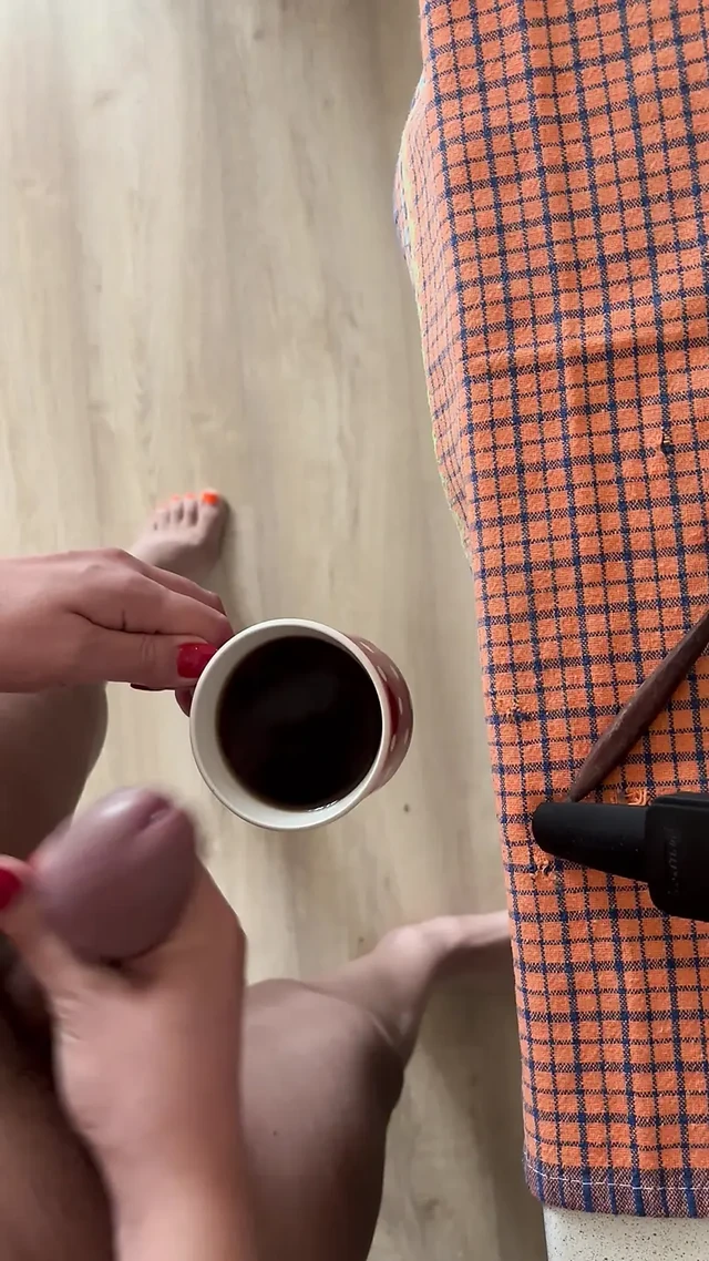 Кончила В Кофе Ням Ням