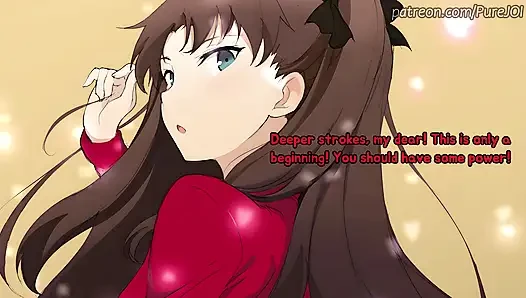Rin Tohsaka eğlencesi için seni hızlı boşaltıyor (hızlı çekim 31 talimatı)