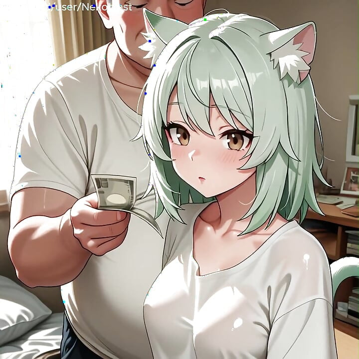 Yani Neko Chainsmoker kedi yaşlı ve genç grup seks