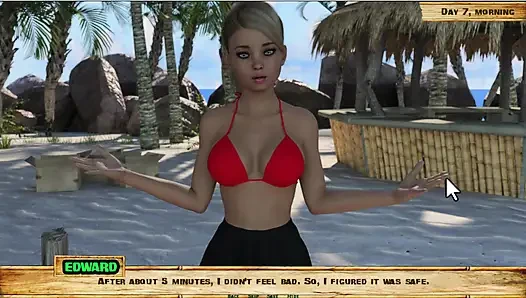 Lewd Island #7 - plajı keşfediyor