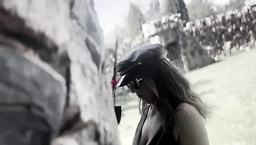 Hapishane zamanından önce parçalar halinde kırbaçlandı - bdsm jimnastik