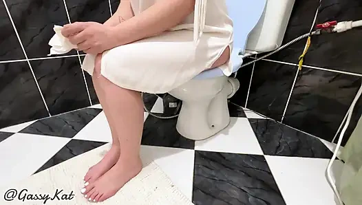 İlk tuvalette osurma videom