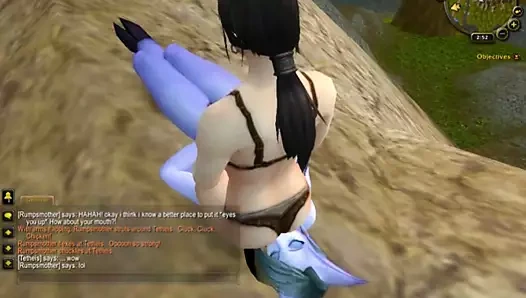 Facesitting Pinned & Ryona - World of Warcraft