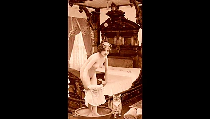 Renkli Edward kartpostalları 2 - seksi bayan fernande