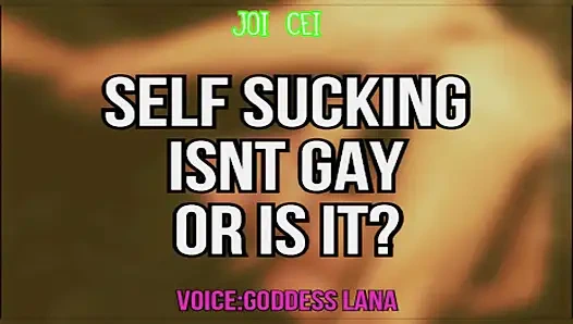 Sadece ses - kendini emme eşcinsel değil mi yoksa