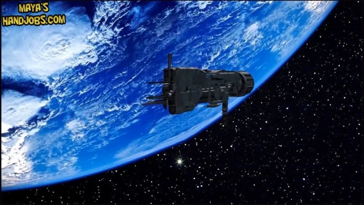 uzayda maya handjob