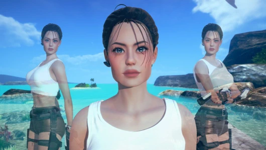 Ai shoujo, sansürsüz birden fazla orgazm ile gerçekçi 3d animasyonlu sekste lara croft